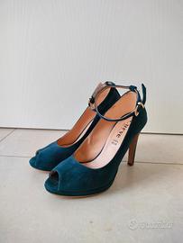 Décolleté blu opache