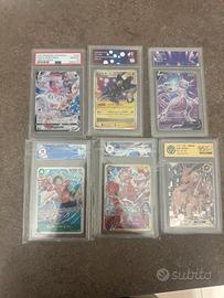 Lotto carte Pokémon One Piece e Naruto