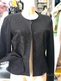 Giacca con pizzo nero