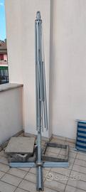 struttura ombrellone 3*3 con base e manovella 