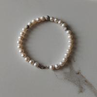 bracciale d'oro 18kt con perle
