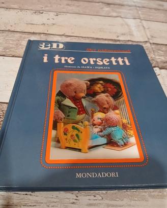 libro collezione bambini i 3  orsetti 3D