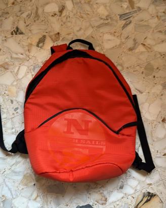 North Sails Zaino in nylon riciclato orange