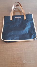 Borsa nera e marrone da donna