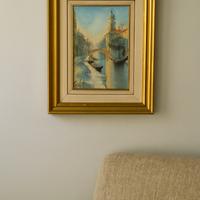 Quadro con cornice “Canale veneziano”