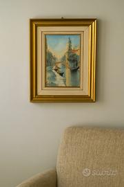 Quadro con cornice “Canale veneziano”