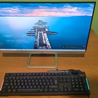 PC Ryzen 5+GTX1050Ti+Monitor 24", tastiera e mouse