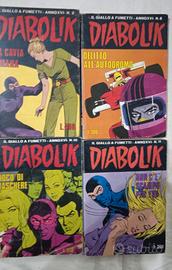 Diabolik anno XVI Lotto di 4 fumetti 