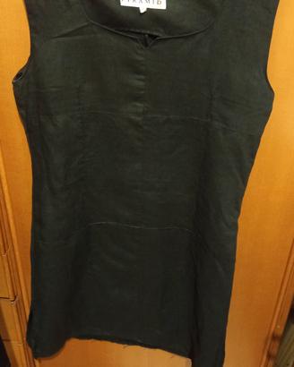 vestitino nero.in lino