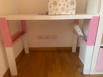 scrivania e sedia bambina