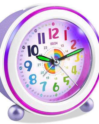 Sveglia da bambini analogica , con luce notturna a