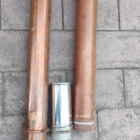 Terminali camino per stufa pellet in rame