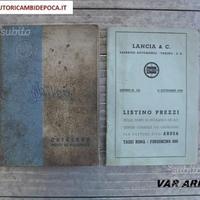 Catalogo Parti di Ricambio/Listino - Lancia Ardea