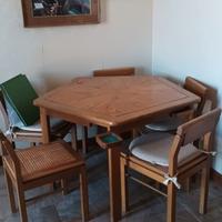 Tavolo da gioco reversibile +  sedie