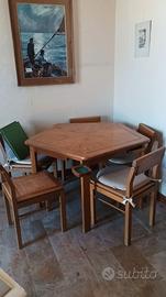 Tavolo da gioco reversibile +  sedie