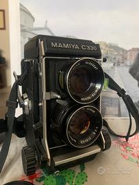 Mamiya C330 professional blue dot