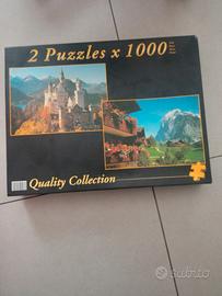 2 puzzles x 1000 pezzi quality collection Clemento