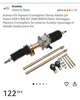 Cremaliera servosterzo quad per polaris rzr 800EFI