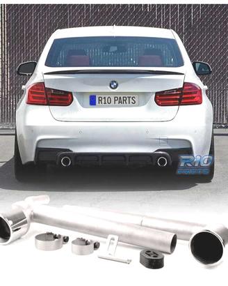 KIT SCARICO CON TERMINALI BMW F30 F31 LOOK M PERFO