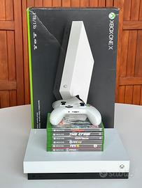 Xbox one X 1tb bianca special edition pad 6 giochi
