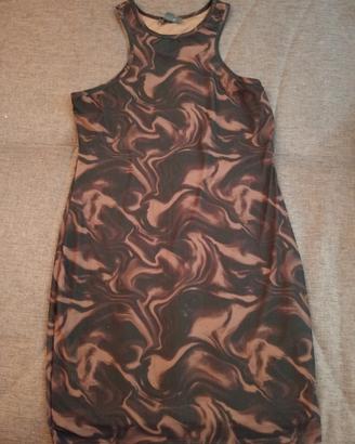 vestito corto largo taglia 46