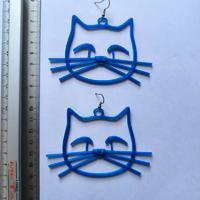 Orecchini Gatto 3D