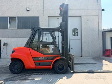 CARRELLO ELEVATORE MULETTO DIESEL LINDE 80 QUINTAL