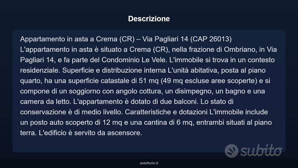 Appartamento – Crema, Ombriano - Vista 3