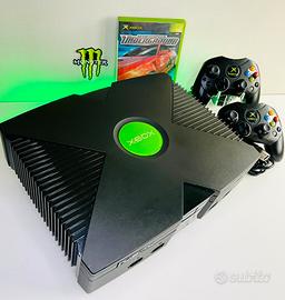 Bundle Xbox Classic con 2 pad +Rocky5 -Revisionata