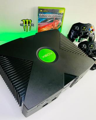 Bundle Xbox Classic con 2 pad +Rocky5 -Revisionata