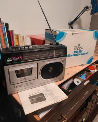 Radio Elbex CR03C 1981 perfetta con scatola e libr