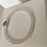 Pandora Bracciale Catena Maglia Cubana Pavè