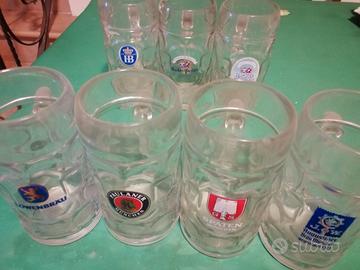 collezione 7 boccali 1 litro originali Oktoberfest