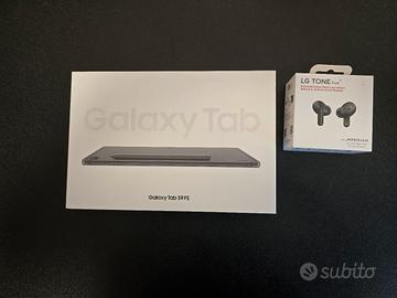 Samsung Tab S9FE (wifi) + LG Tone FP5