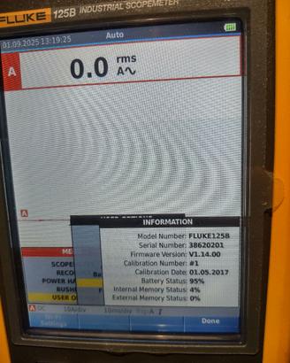 Fluke 125B Oscilloscopio 2 ch 40 Mhz - RIBASSO -