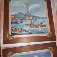 4 quadri dipinti a.mano  