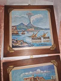 4 quadri dipinti a.mano  