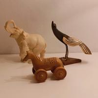 sculture rappresentano animali vintage 