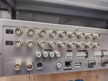DVR sorveglianza 9 input bnc video registra su hdd