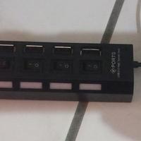 Sdoppiatore Usb nero