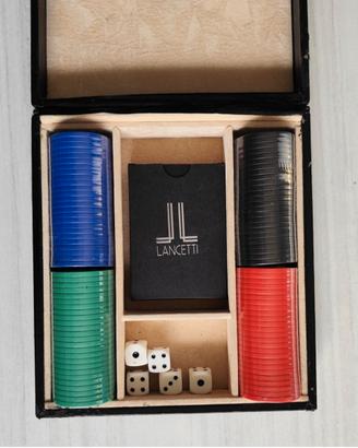 Set Poker da viaggio. Lancetti.