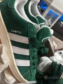 Adidas campus uomo taglia 43 verdi