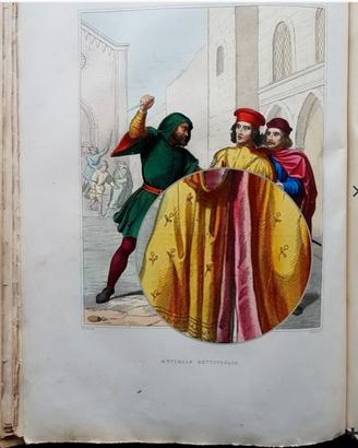 Galleria storica dell’Italia con intagli miniati