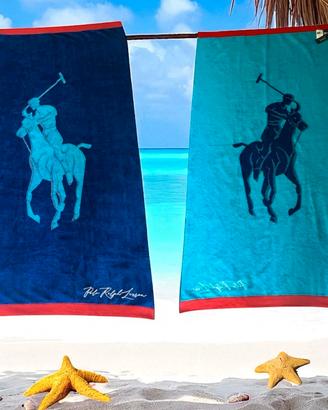 1 TELO MARE POLO RALPH LAUREN NUOVO