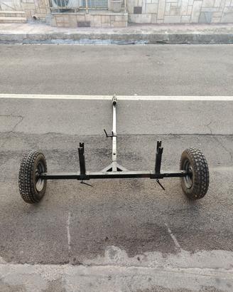 Carrello per motozappa. 