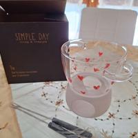 set fonduta cioccolato