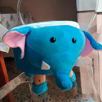 Sgabellino Elefantino Artigianale 