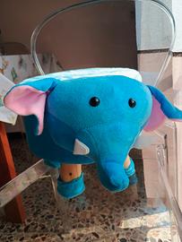 Sgabellino Elefantino Artigianale 