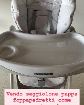 Seggiolone pappa foppapedretti
