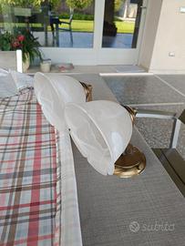 applique vetro e ottone 